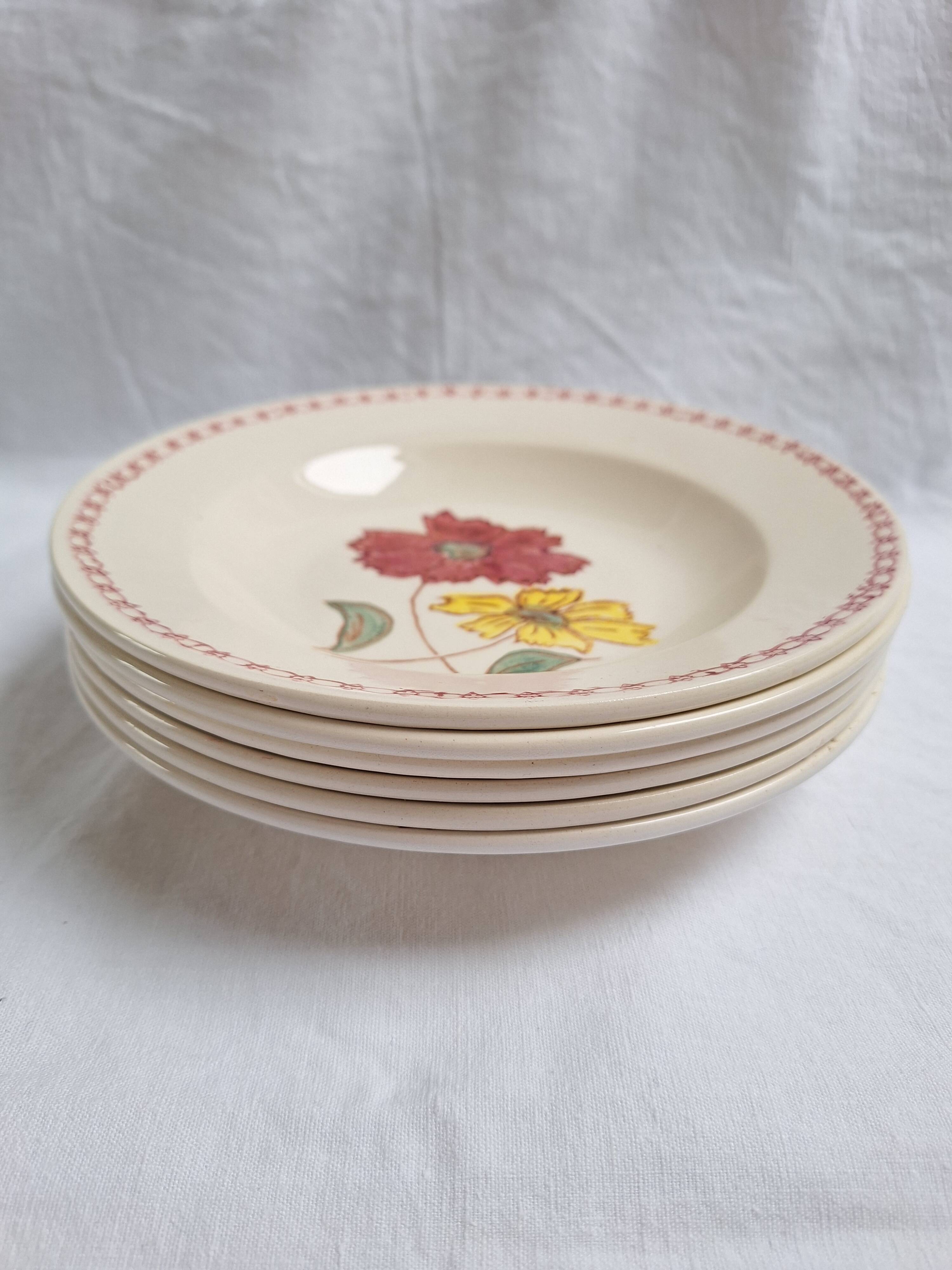 Vintage ADP soup plates