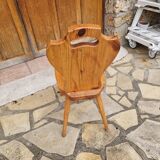 Chaise brutaliste vintage