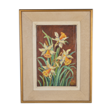 Nature morte bouquet de jonquilles