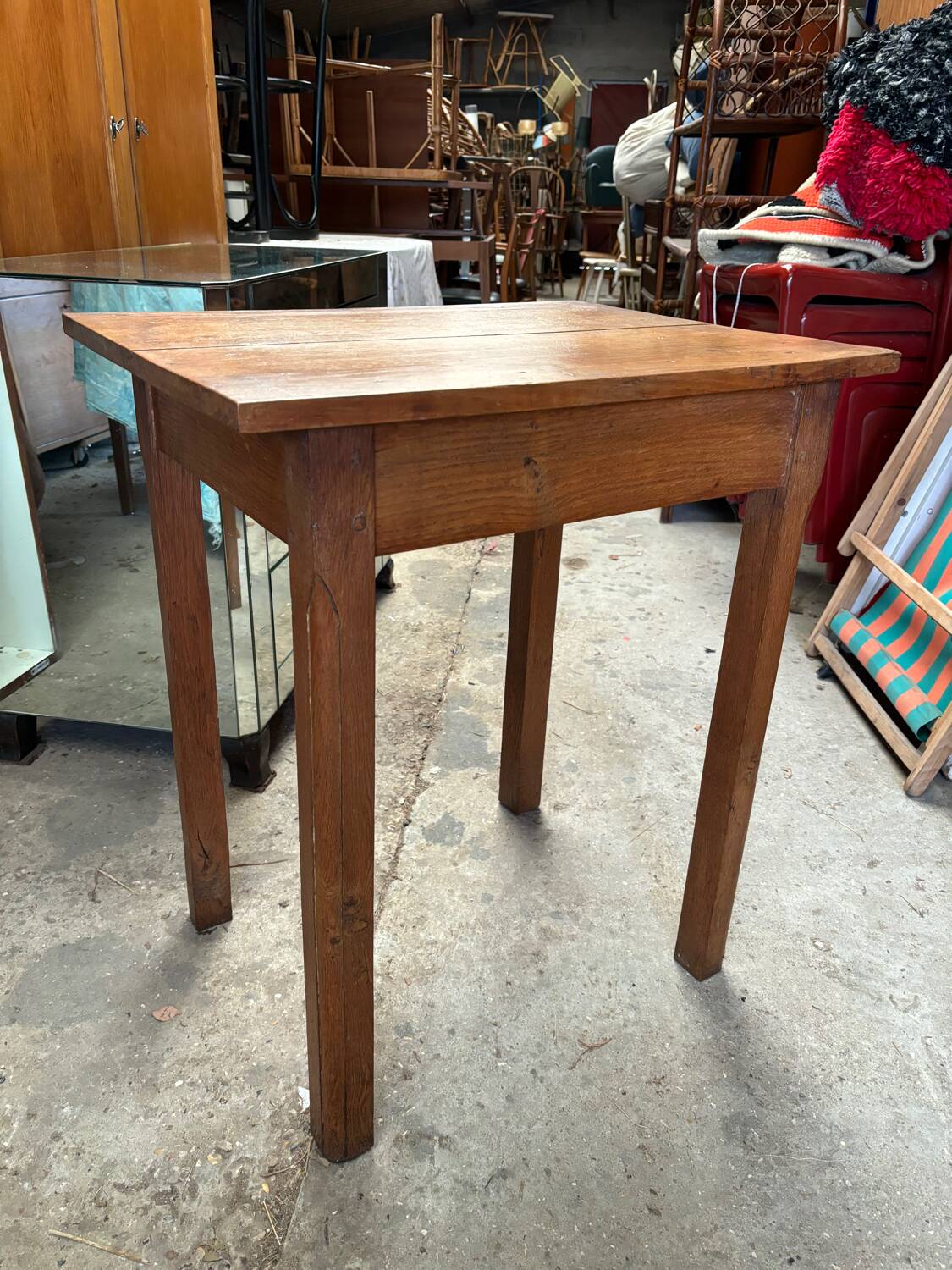 Oak side table