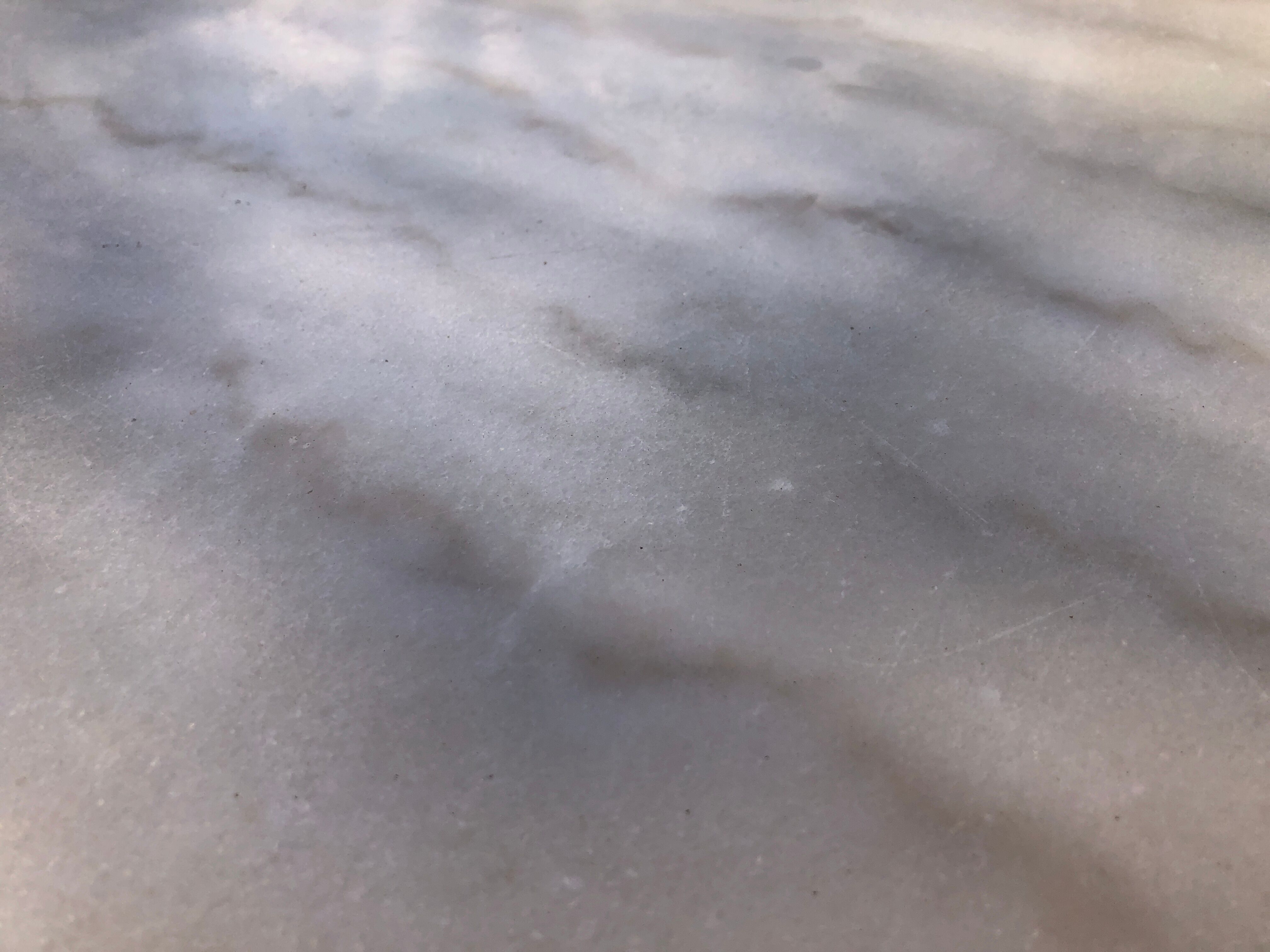 Bistro table on marble