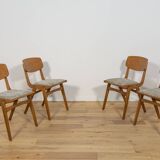 Chaises de Salle à Manger Boomerang de Gościcńskie Furniture Fabryki, 1960s, Set de 4