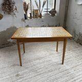 Scandinavian oak and ceramic table