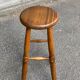 Vintage Scandinavian oak bar stool from the 1960s, 65cm high