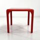 Stadio Red dining table by Vico Magistretti for Artemide, 1970