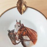 Empty pocket head of horses Limoges