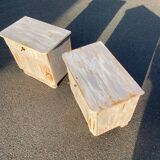 2 German bedside tables