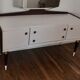 Vintage dressing table  nude and wood