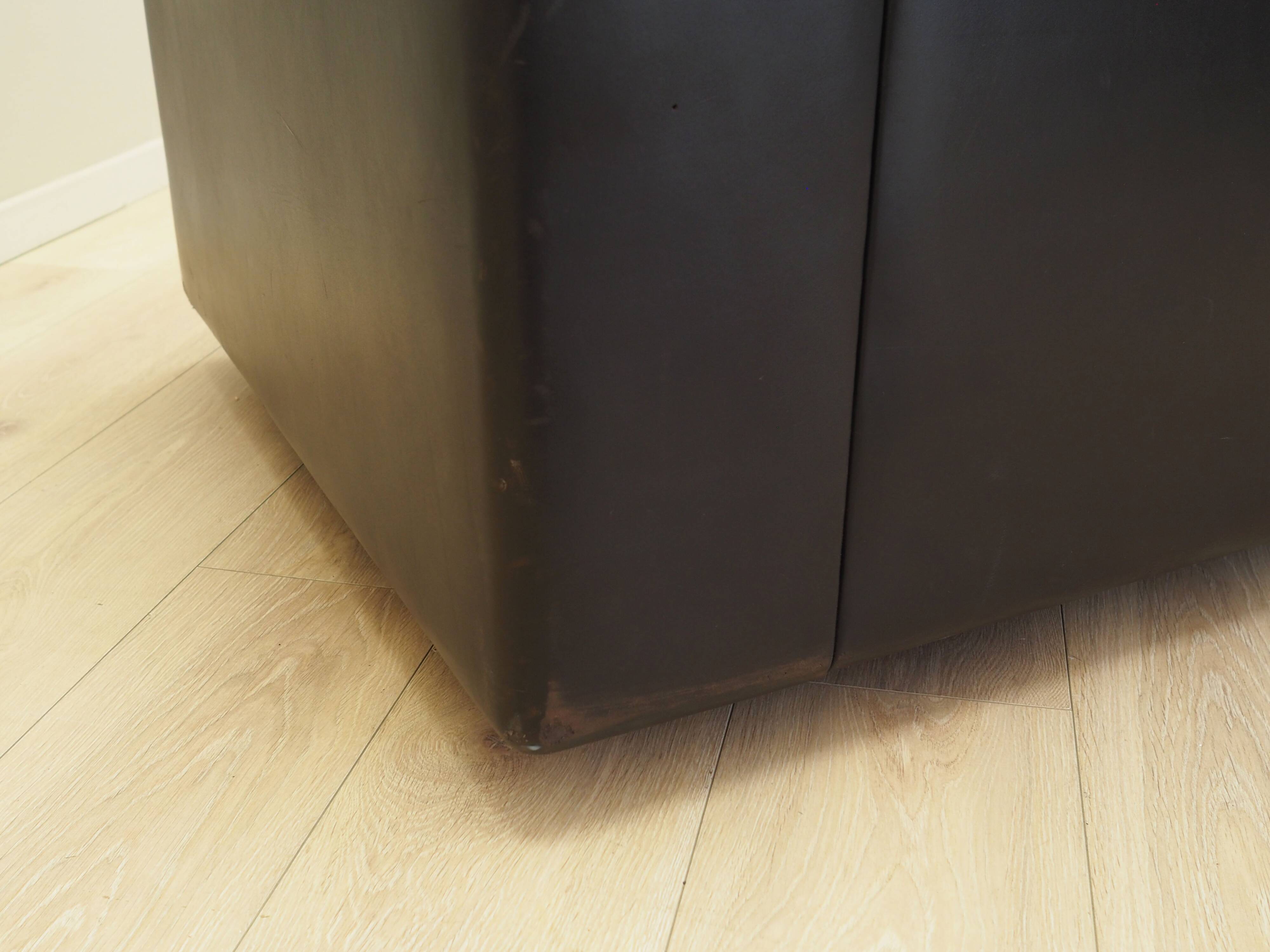 Brown leather sofa, Swiss design, 1970s, manufacture: De Sede