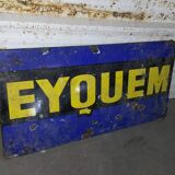 Enamelled plate old eyquem