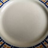 Set of 5 small old plates signed Badonviller