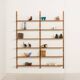 Danish mid century modern renovated  teak shelving unit 1960s