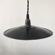 Suspension abat-jour en métal noir
