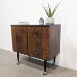 Commode, desserte vintage  Wengé