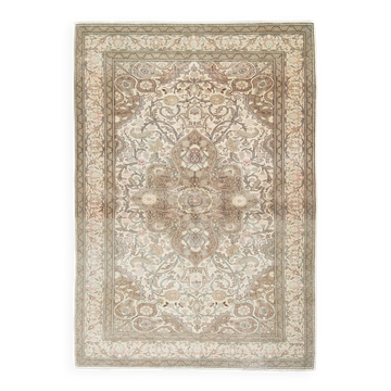 5x7 Brown & Cream Classic Vintage Rug, 150x217Cm SK23625
