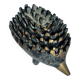 Set of 6 stackable bronze hedgehogs by Walter Bosse for Silex.