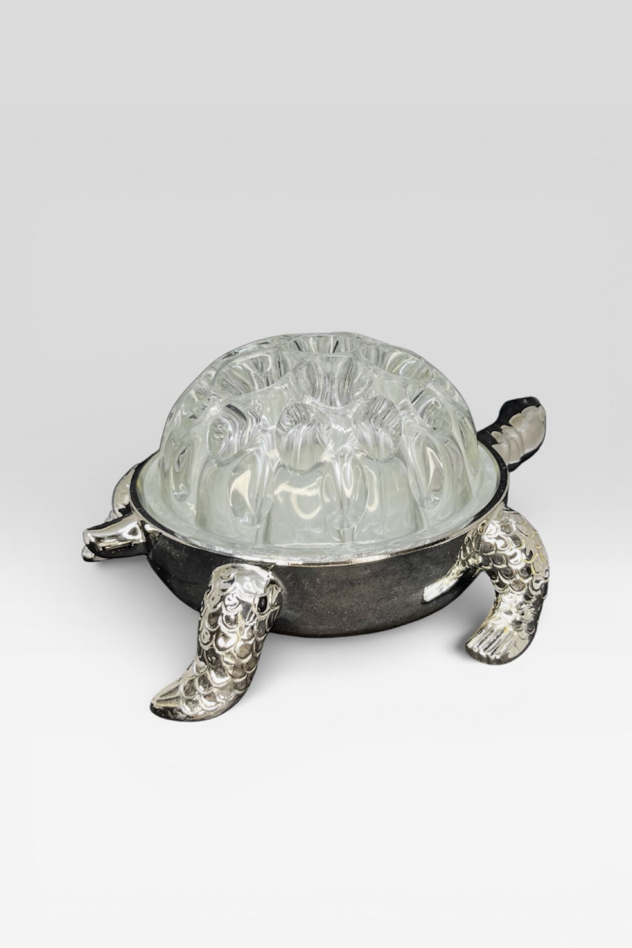 Turtle-shaped flower holder