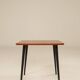 Vintage coffee table modern design 1970 mahogny