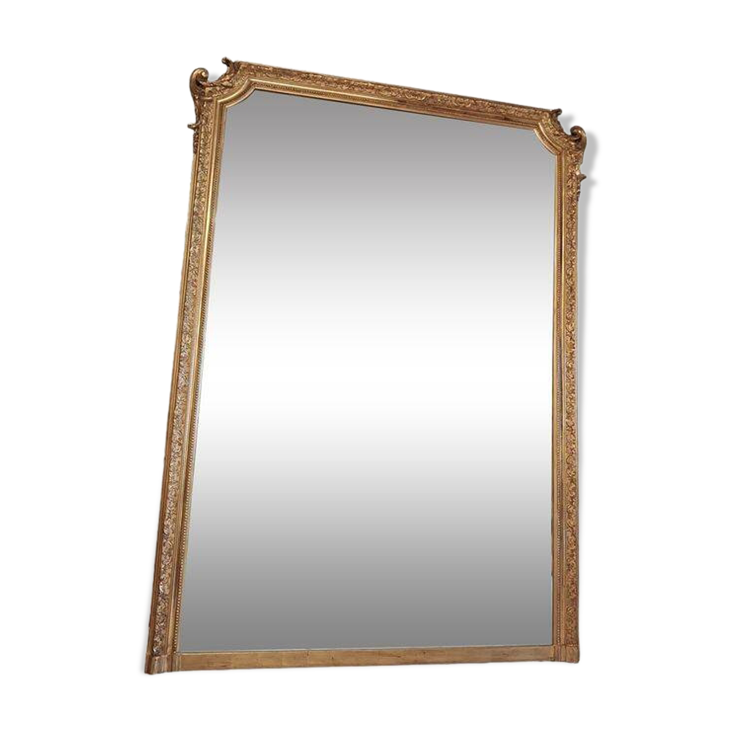 19th century mirror 201 x 140