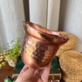 Cache-pot en cuivre Villedieu