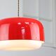 Space-age Red Medusa Pendant Lamp by Luigi Massoni for Guzzini, 1970s