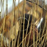 Venini ceiling lamp, cut glass, Italy, 1970