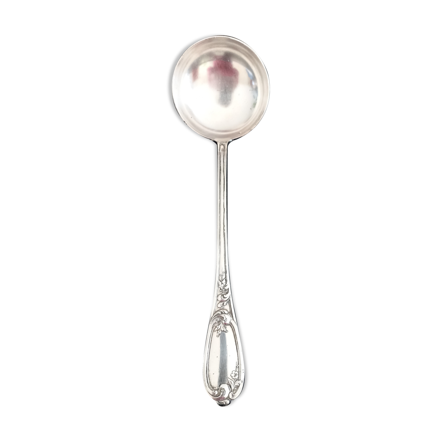 Silver metal ladle