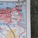 Old Vidal Lablache map N°11 Algeria Tunisia Sahara