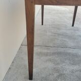 Old rustic farmhouse table 1900 in oak and fir - 1m51
