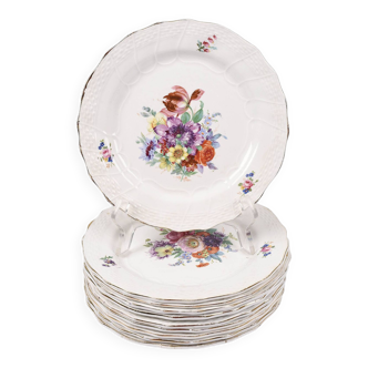 Set of 10 dessert plates, MOULIN DES LOUPS