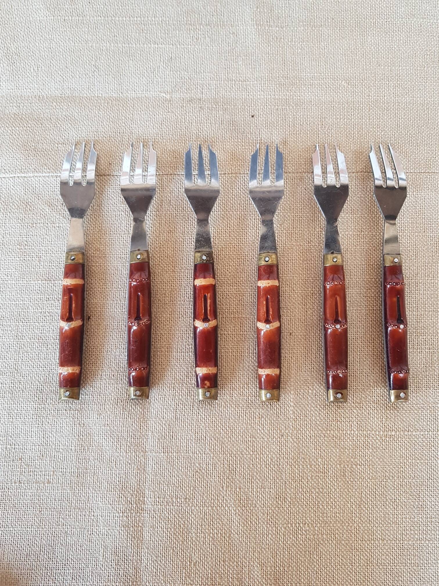 bamboo dessert forks
