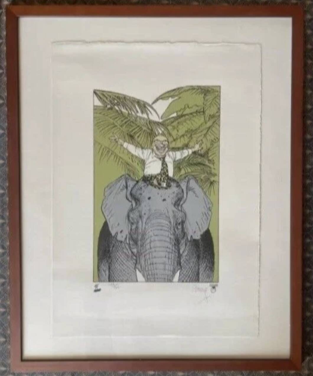 François Boucq (1955) - The Adventures of Jérôme Moucherot - Lithograph