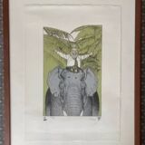 François Boucq (1955) - The Adventures of Jérôme Moucherot - Lithograph