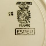 Digoin Hollow Plate - Sarreguemines "Esper" 1940
