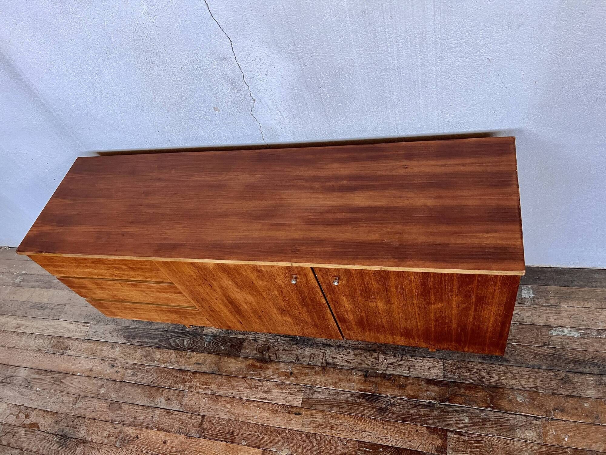VINTAGE ENFILADE BAHUT TV STAND HIFI LEGRAND SCANDINAVE 1950
