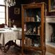 Bibliothèque ancienne style Louis XV en acajou