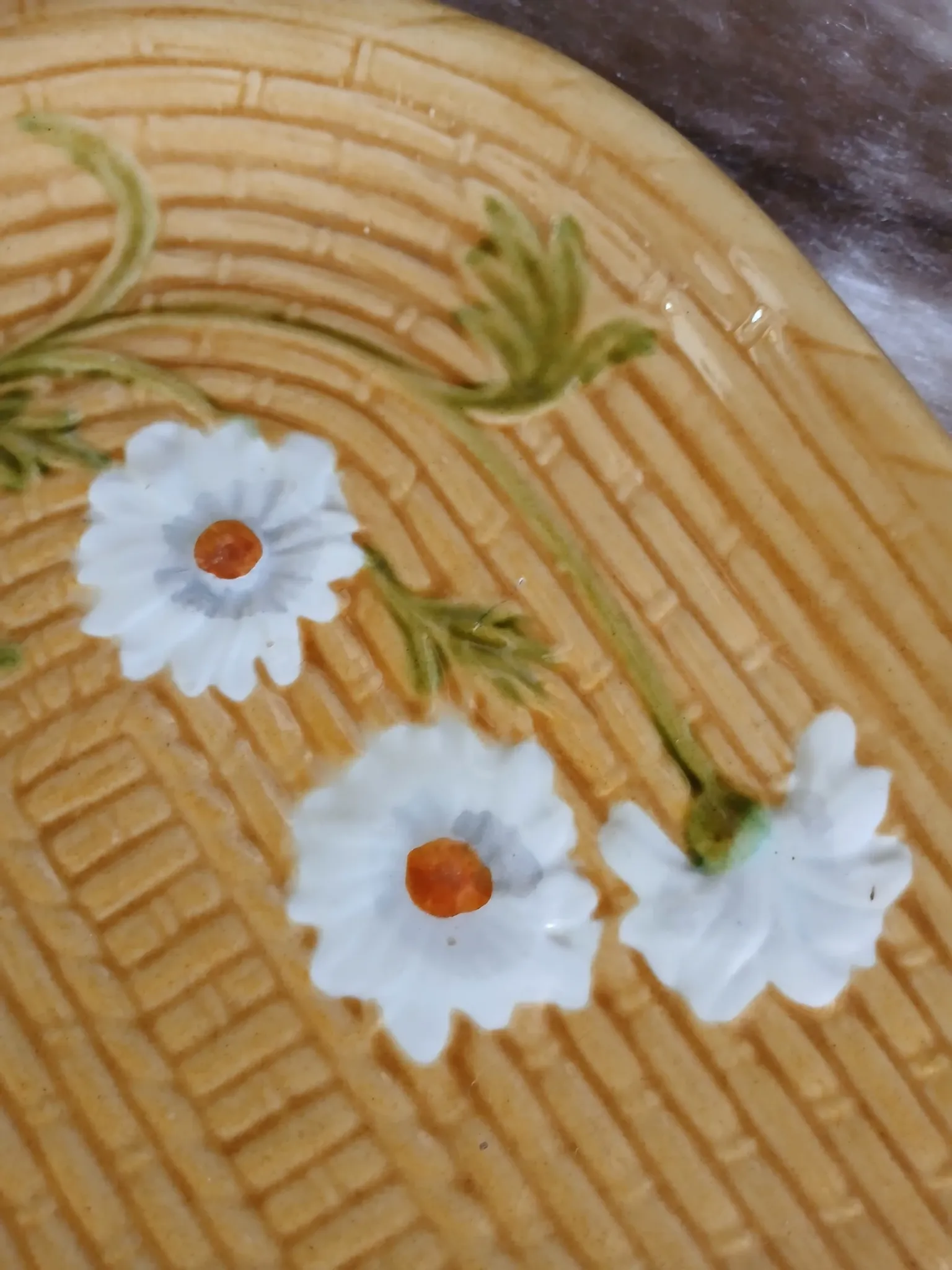 Old slipware plate