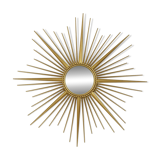 Large Vintage Sun Mirror Chaty Vallauris France 86cm