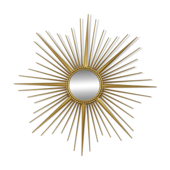 Large Vintage Sun Mirror Chaty Vallauris France 86cm