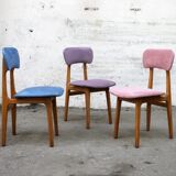 The pastel 1960s vintage Chair