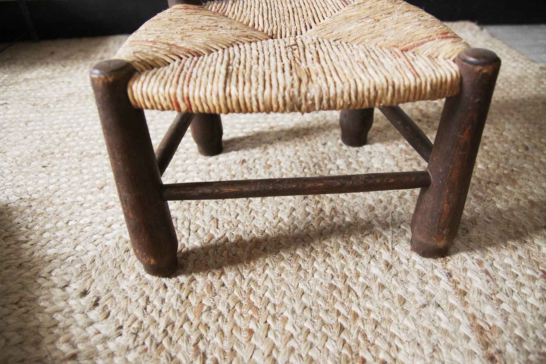 Children's straw chair