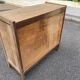 Commode scandinave 4 tiroirs rénovée en bois brut 1940