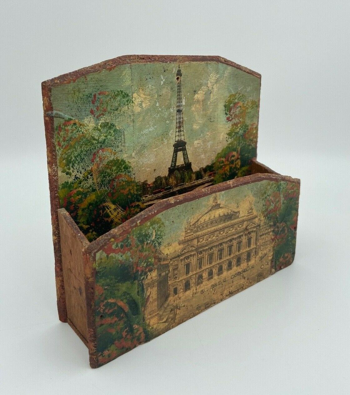 Door mail eiffel tower monuments of paris early xxth painting