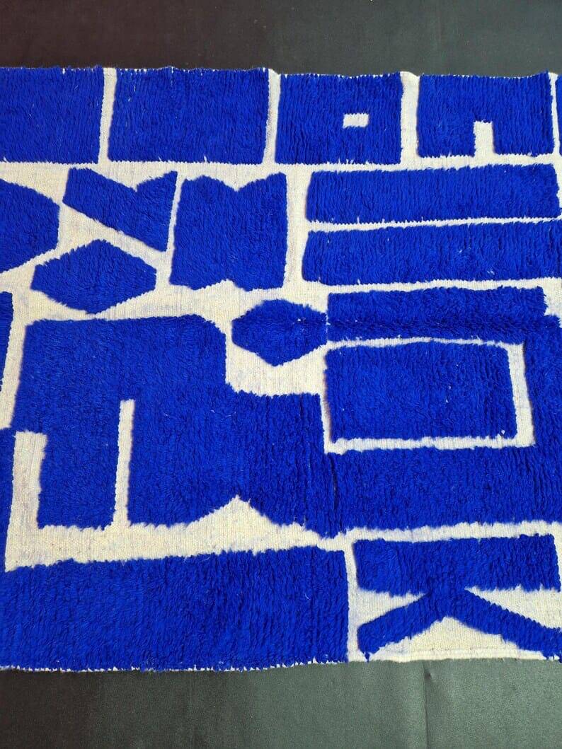 Beni Ourain Berber rug in natural wool, handwoven, 2.5/3.5 m.