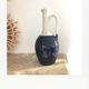 Decanter in blue and white ceramic