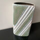 Large vintage vase numbered in pale green and white.