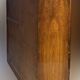 Asymmetrical wardrobe, Art Deco, 1930s walnut burl, wardrobe, shelves, drawers