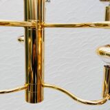 Massive brass chandelier
