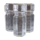 Set of 3 glass jars with old transparent lids in very good condition.