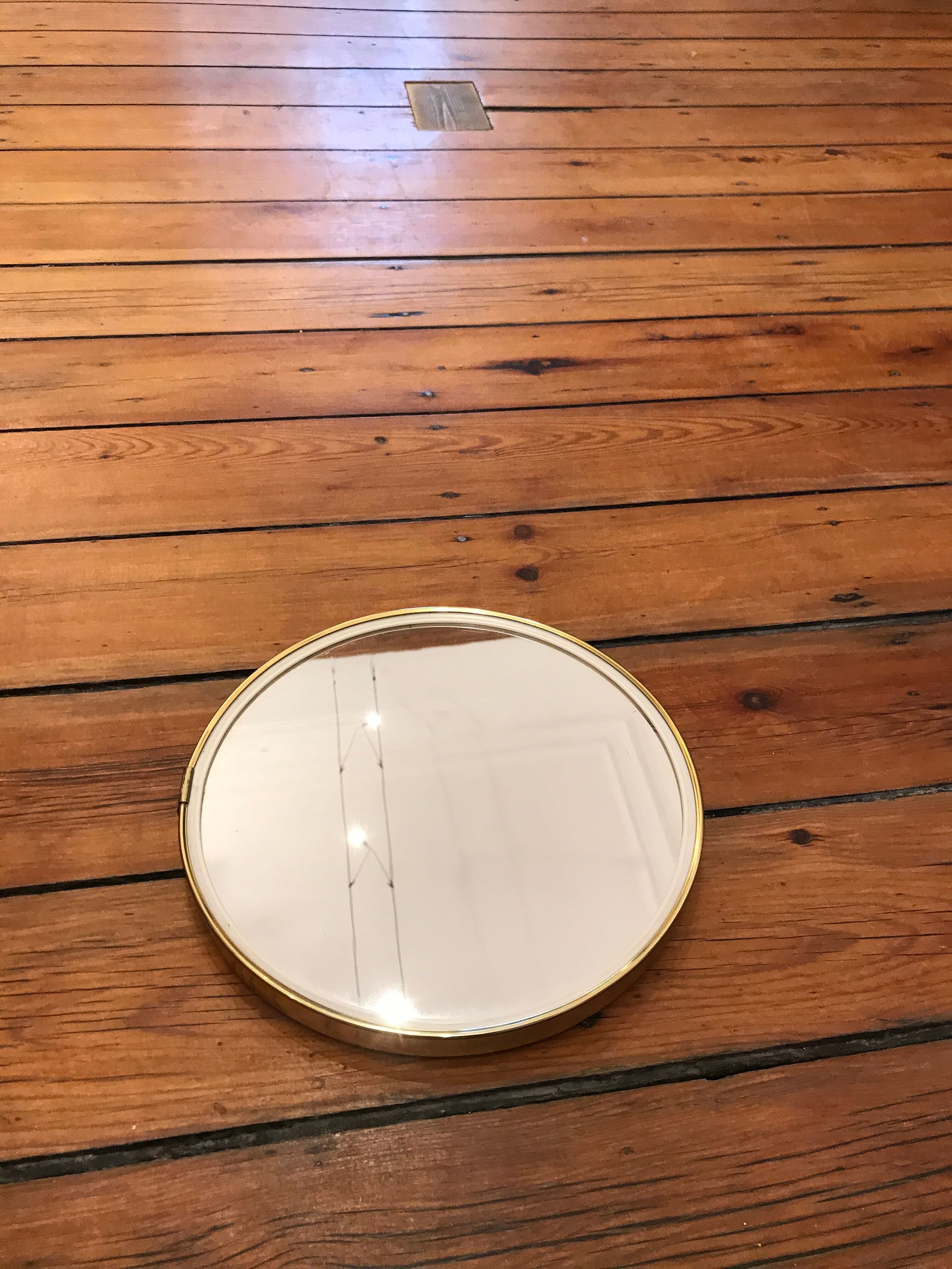 Vintage round mirror